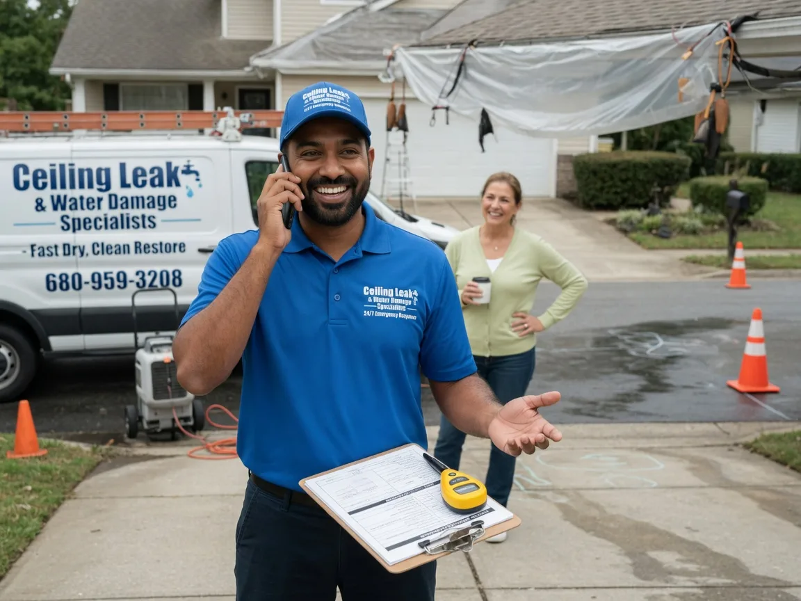 Ceiling Leak Cleanup Stumpy Point, NC FAQs